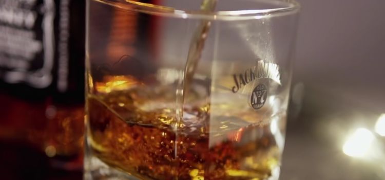 A glass of Jack Daniel's