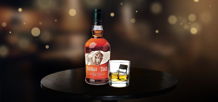 Buffalo Trace on desk