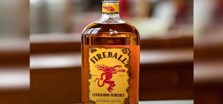 Fireball cinnamon whisky bottle