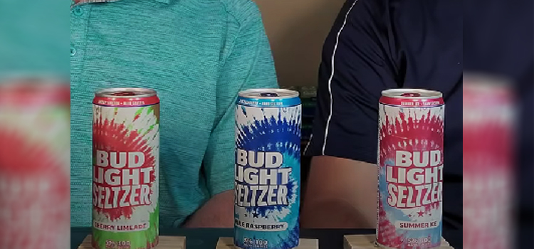 Cans of Bud Light Seltzer Retro Tie Dye