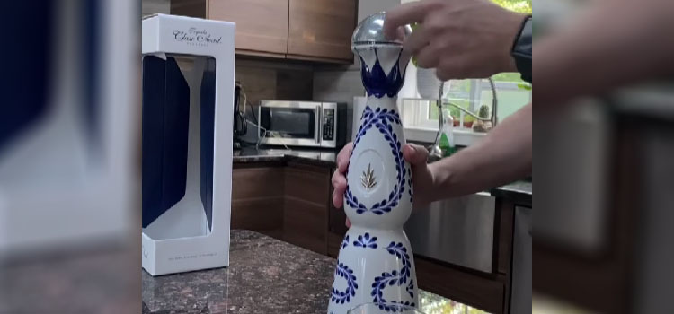 Opening a Bottle of Clase Azul