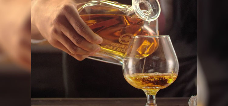 Pouring Gran Patron Burdeos on a Glass