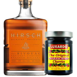 Hirsch Horizon Bivouac Bourbon & Luxardo Maraschino Cherries