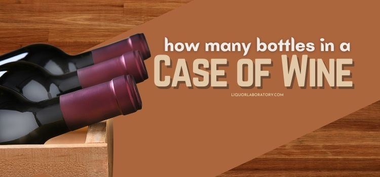 Wine bottles in a wooden crate