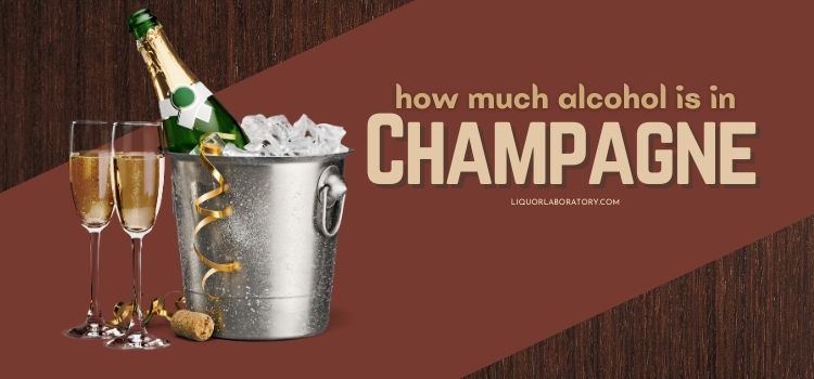 Champagne bucket and flutes, ABV