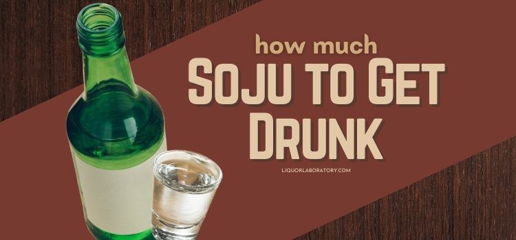 Soju bottle and shot glass