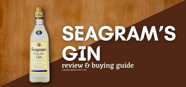 Seagram's Extra Dry gin bottle, review and buying guide