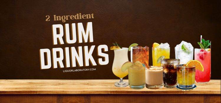 2 Ingredient Rum Drinks