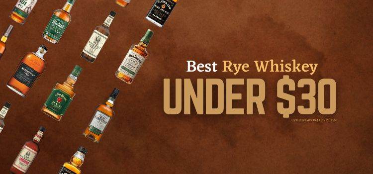 Best Rye Whiskey Under 30