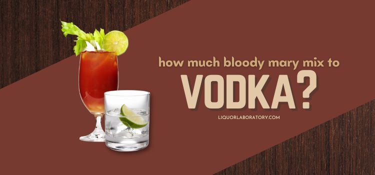 How Much Bloody Mary Mix to Vodka