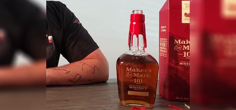 Makers Mark 101 Bottle and a Box