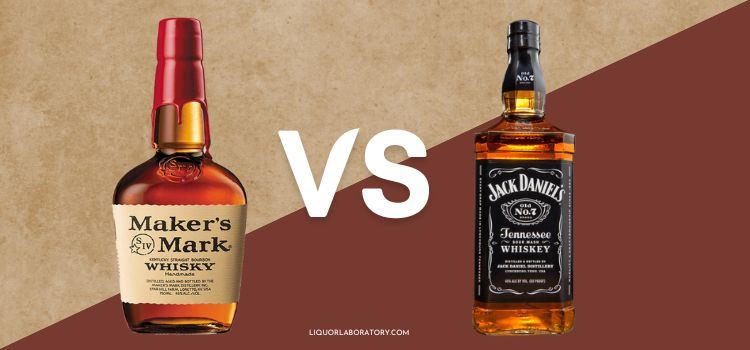 Makers Mark vs Jack Daniels 1