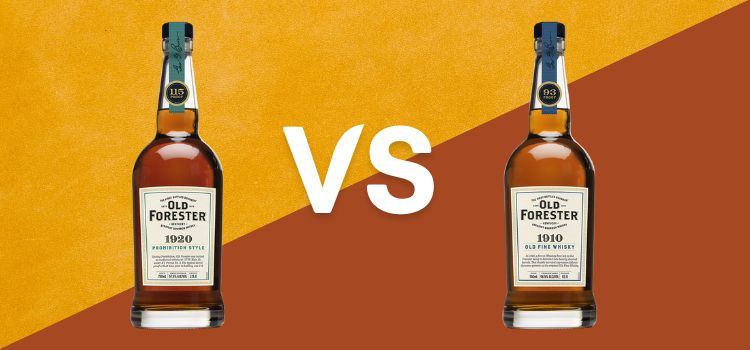 Old Forester 1920 vs 1910