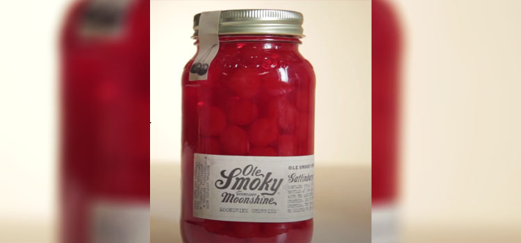 Jar of Moonshine Cherries